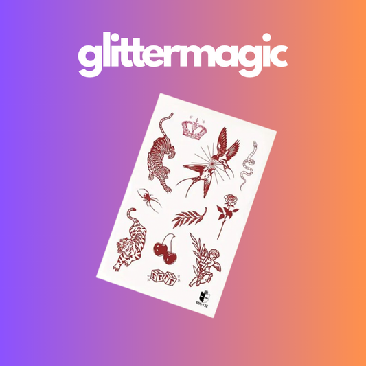 Laikina tatuiruotė "Raudona"