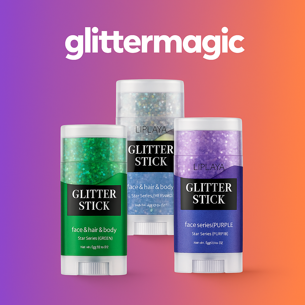 Pieštukiniai veido blizgučiai