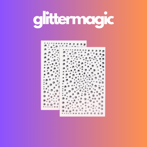 Priklijuojami veido ir kuno kristalai blizguciai