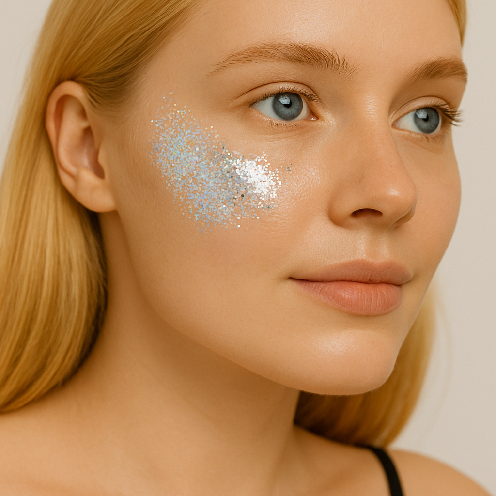 Pieštukiniai veido blizgučiai